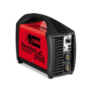 Telwin Tecnica 211/S con Valigetta: Saldatrice Inverter MMA/TIG DC 10–180A 230V per Elettrodi fino a 4 mm