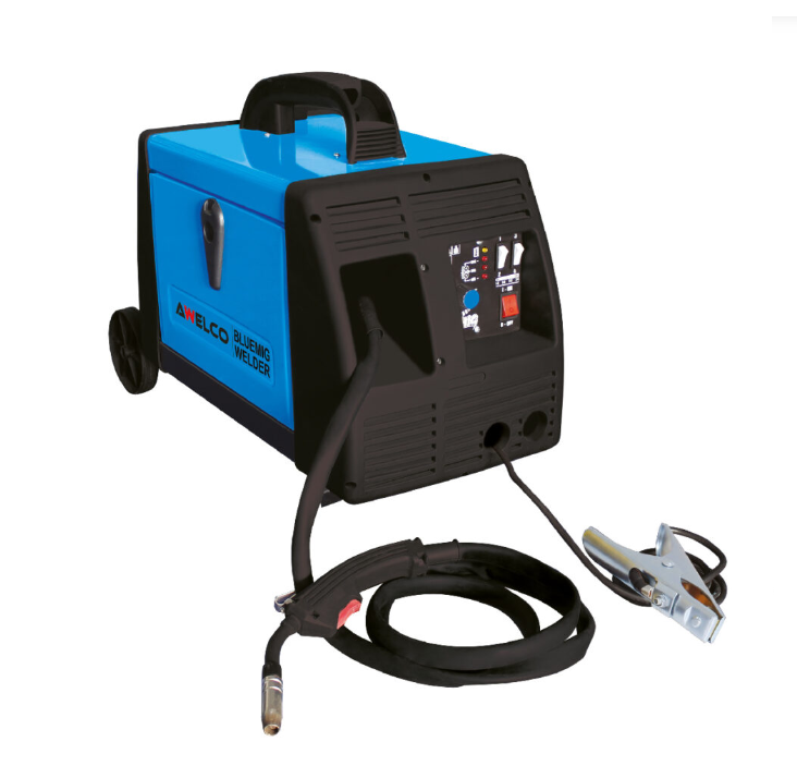 Awelco Bluemig 145: Saldatrice a Filo MIG/MAG e NO GAS 30–120A 230V per Bobine fino a 5 kg