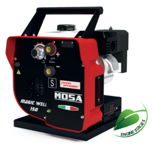 MOSA Magic Weld 150: Motosaldatrice a Benzina MMA DC 20–150A (Honda GX200 / MOSA M225) IP23