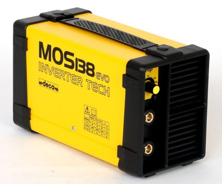 Deca MOS 138 EVO: Saldatrice Inverter MMA/TIG DC 5–130A 230V con Hot Start e Anti-Stick